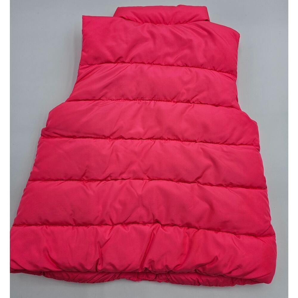 2 Gap Girl's Size 4/5 Pink and White Puffer Vests - Picture 6 of 7